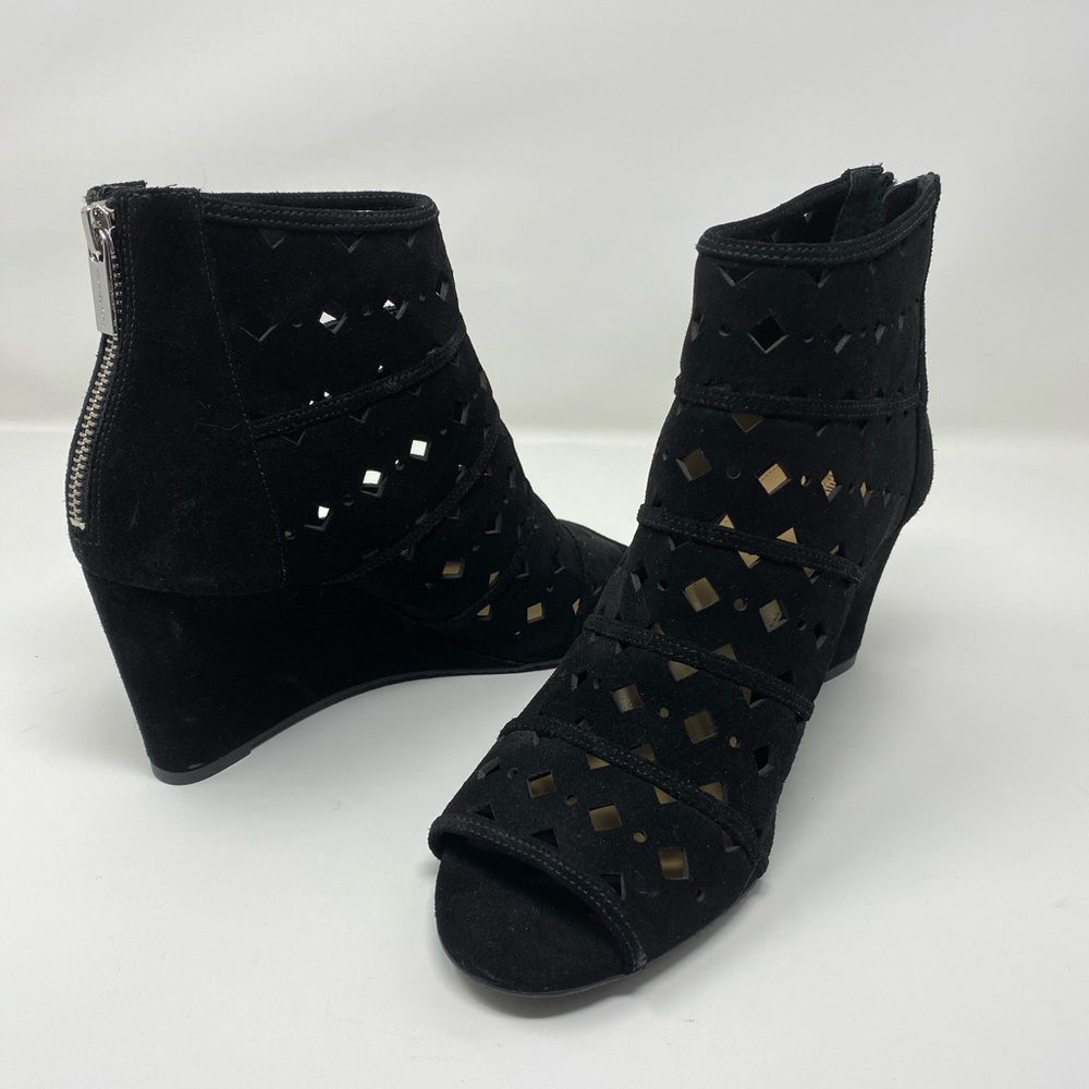 Michael Kors Uma Wedge Black Suede